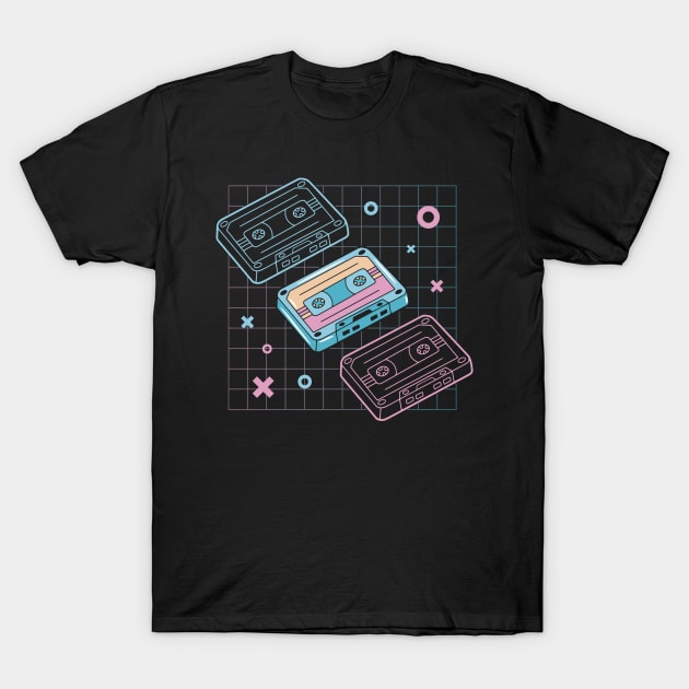 Vaporwave Electronics T-Shirt by NeonOverdrive